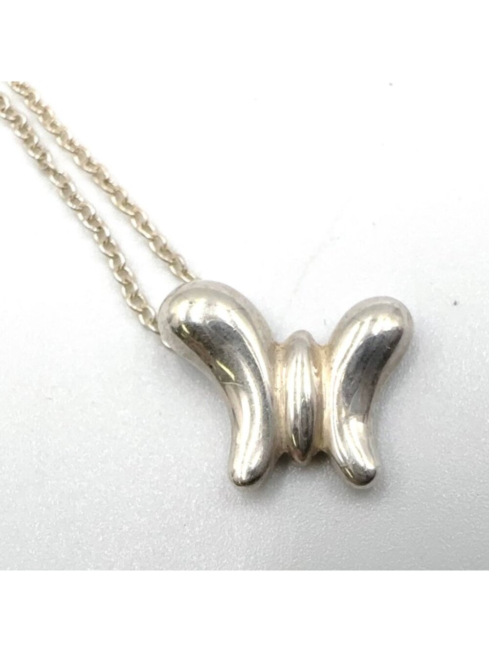 Tiffany & Co Butterfly Elsa Peretti 925 Sterling Silver Necklace